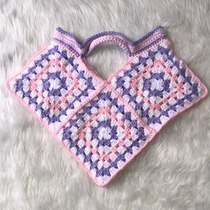 Hand crocheted market bag